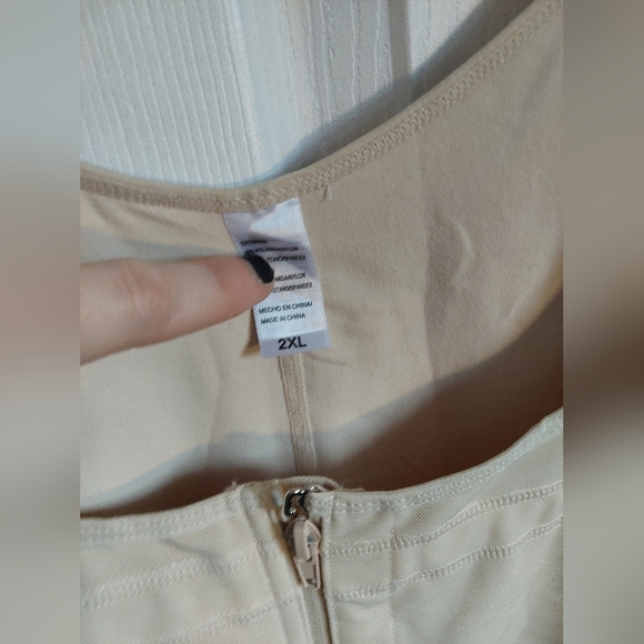 Shaperx tummy control shapewear bodysuit faja shapewear with clasps and zipper - Picture 5 of 13